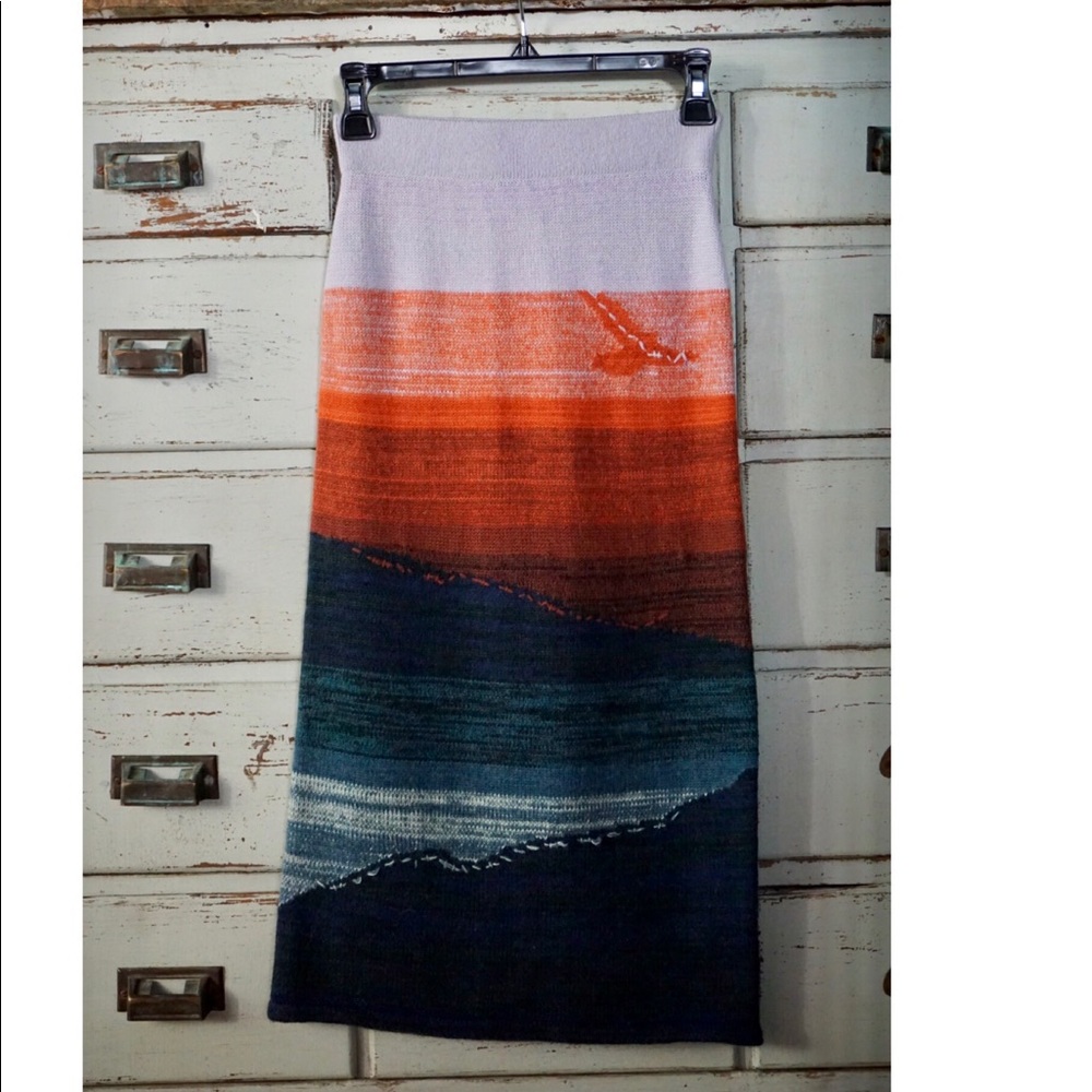 Anthropologie Akemi Kin Scenic Sweater Skirt NWOT